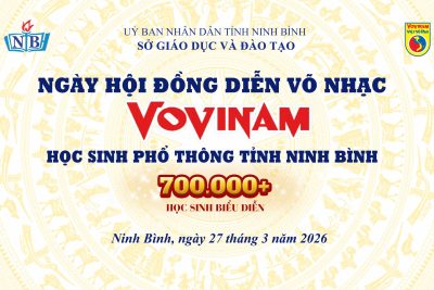 TRƯỜNG THCS YÊN LƯƠNG – HƯỞNG ỨNG NGÀY HỘI ĐỒNG DIỄN VÕ NHẠC VOVINAM